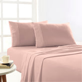 175 GSM Egyptian Cotton Flannelette Sheet Set Rose by Park Avenue