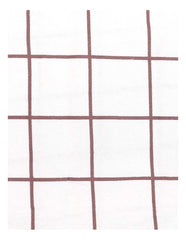 Grid Boysenberry Flannelette Quilt Cover Set by Bambury