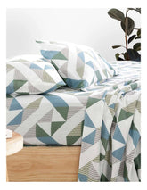 Onslow Flannelette Fitted Sheet Set by Bambury
