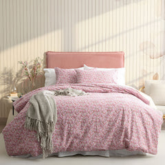 175 GSM Egyptian Cotton Flannelette Quilt Cover Set Ditty by Park Avenue