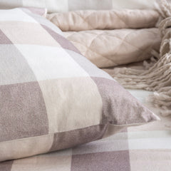 175 GSM Egyptian Cotton Flannelette Quilt Cover Set Buffalo Checks by Park Avenue