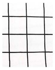 Grid Black Flannelette Sheet Set by Bambury