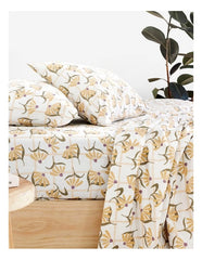 Arlo Flannelette Sheet Set by Bambury