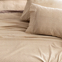 175 GSM Egyptian Cotton Flannelette Sheet Set Diamond by Park Avenue