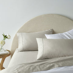 1900TC Almond Cotton Rich Sheet Set by Accessorize
