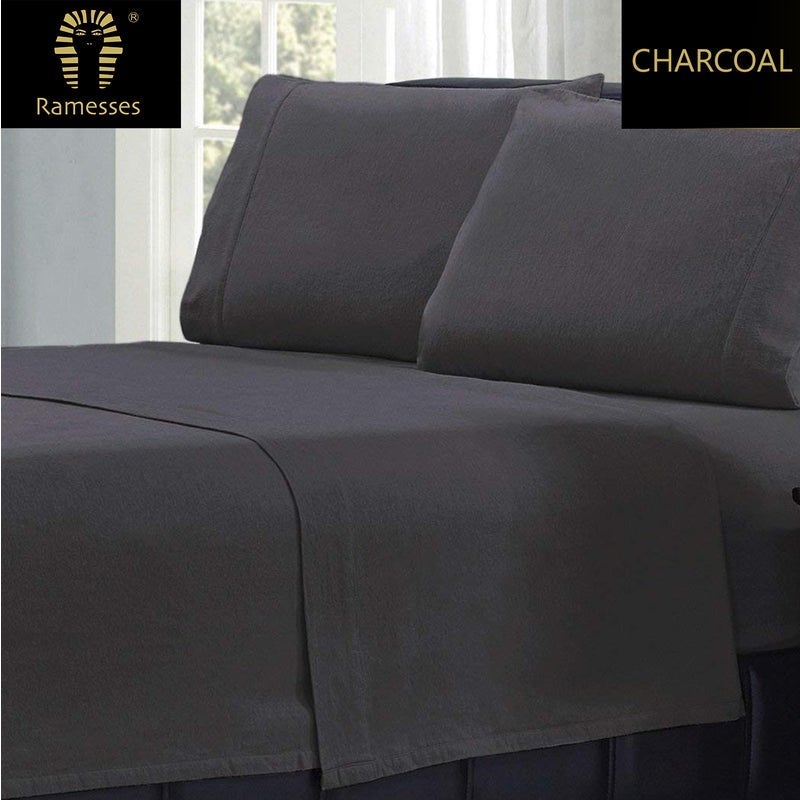 Plain Ultra soft Micro Flannelette King Single Sheet Set by Ramesses